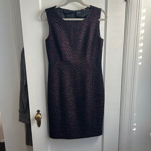 Elie Tahari Tweed Dress Pink and Black